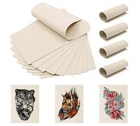 TONBAO 10Pcs Double Sided Practice Skins, 19 * 14cm Fake Tattoo Skin for Beginners & Experienced Artists