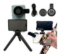 TONBAO 120 LED Tattoo Light Kit with CPL Filter & Double Clamps, Reflex Reducing Continuous Lighting for Tattoo Photography, Body Art & Detailed Shots (Includes Tripod, CRI>95, 3000 mAh)