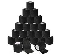 TONBAO 24pcs 2"x 5 Yards Tattoo Grip Tape Wrap, Elastic Bandage Wrap for Tattoo Machine Grip Tube Accessories, Sports Tape