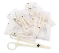 TONBAO Disposable Piercing Forceps Clamp Slotted Navel Forceps Round Open Piercing Plier Tattoo Piercing Tools Piercing Supplies Pack of 25