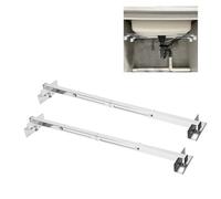 tonchean 2Pcs Undermount Sink Support Brackets 710mm-1000mm Adjustable Mounting Brackets Stainless Steel Sink Mounting Fixings for Heavy Duty Undermount Kitchen Bathroom Sink