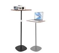 tonchean Projector Stand 46-120 cm Height Lectern Podium Stand Portable Standing Desk Table Laptop Floor Stand Holder for Teacher Podium Presentations Home Office Classroom Conference Rooms Bedrooms