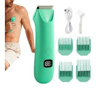 Tondeuse À Poils Du Corps - 14 x 3.7 cm Soin Personnel Électrique | With Affichage Numérique Tondeuse Male USB For Intimes Zones, Pubis, Isolates, Poitrine, Bras, Jambes, Rasage Silencieux