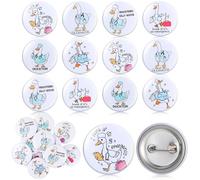 Tondiamo 12 Pcs Funny Silly Goose Badge Cute Ducktor Nurse Badge Metal Silly Goose Gifts for Nurses Doctors Medical Assistant Hospital Office Teachers Workers Women Men Rn CNA Accessories