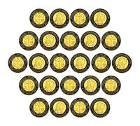 Tondiamo 24 Pcs Armor of God Challenge Souvenir Prayer Commemorative Souvenir Round Gold Mental Individual Collectible Souvenir for Christian Church School Party Prayer Student Men Women Gift