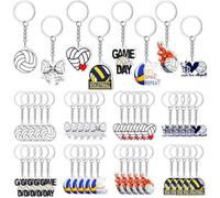 Tondiamo 48 Pcs Construction Keychains Bulk Acrylic Engineering Party Favors for Birthday Party Supplies Goodie Bag Filler, Pastel Color, suitable size