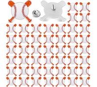 Tondiamo Baseball Lapel Pins Gift Bulk Sports Brooch for Team Player Enthusiast Party School Backpack Hat Accessories, about 1.1 x 1.06 inch / 2.8 x 2.7 cm, Metal, no gemstone