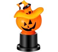 Tondiamo Small Trophy Celebrate The Top Award 6 Inch Tall Plastic MVP Funny Game Small Trophy and Awards for Employees Boss Custom Competition Gifts(Pumpkin)