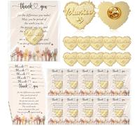 Tondiamo Social Worker Appreciation Gift Bulk Lapel Pin with Thank You Cards Inspirational Gifts for Employee Coworker Staff, Housekeeping pin: 0.98 inches/ 2.5 cm, metal 250g coated paper, no