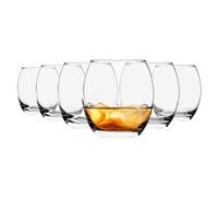Argon Tableware Tondo Whisky Glasses - 405Ml - Clear - Pack Of 6