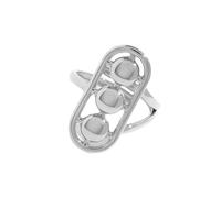 Tone Beaded Statement Rings with Adjustable Size Everyday Wear Elegant Statement Rings