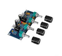 Tone Board Preamp with Treble Bass Volume Control - NE5532 Chip Audio Preamplifier Module for DIY Sound System Home Theater Car Speaker Kit