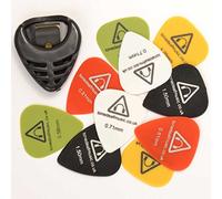 Tone Deaf Music Guitar Plectrums with Pick Holder (Pack of 10 picks)