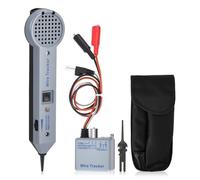 Tone Generator Kit, Wire Tracer Circuit Tester, 200EP High Accuracy Tone Tracing Kit, Cable Tester Tone Generator Inductive Amplifier with Adjustable Volume, for Network Cable Collation.