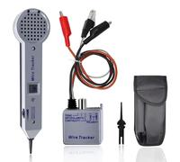 Tone Generator Kit, Wire Tracer Circuit Tester, Network Cable Tracing Tester Kit, Audio Adjustable Induction Amplifier Cable, for Ethernet, Internet, Telephone, Speaker, Coax, Video, and Data Cables