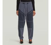 Tone on tone Cargo Pants - Dark blue - Women 28