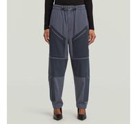 Tone on tone Cargo Pants - Dark blue - Women 31