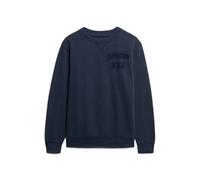 Tone-on-tone crew neck sweatshirt Superdry Vintage Athletic Bleu L