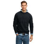 Tone-on-tone crew neck sweatshirt Superdry Vintage Athletic Bleu L