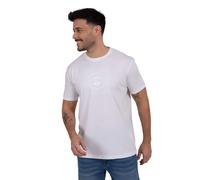 Tone-on-Tone Marked T-Shirt Camberabero Blanc 2XL