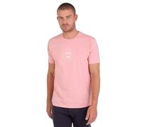 Tone-on-Tone Marked T-Shirt Camberabero Rose 4XL