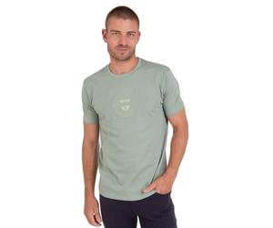 Tone-on-Tone Marked T-Shirt Camberabero Vert 6XL