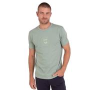 Tone-on-Tone Marked T-Shirt Camberabero Vert XL