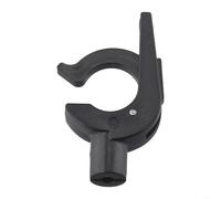 Tonearm Rest Clip for Technics SL-1200 MK2 for mk3 M3D MK5 Turntable, Secure Tonearm Stand Clamp Replacement Part, Black Plastic Record Player Accessory