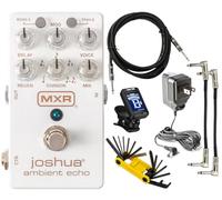 Tonebird MXR M309 Joshua Ambient Echo 60s, 70s, 80s Soundscapes Delay, with Tap Tempo Electric Guitar Effects Pedal with Power Supply, Tool, Patch Cable Bundle