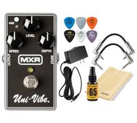 Tonebird MXR M68 Uni-Vibe Chorus Vibrato Electric Guitar Effects Pedal Stomp Box with Bundle Including Dunlop Tortex Picks, 9V Power Supply 2 Patch Cables, Dunlop Polish and Cloth