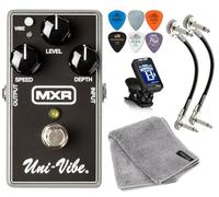 Tonebird MXR M68 Uni-Vibe Chorus Vibrato Electric Guitar Effects Pedal with Bundle Including Dunlop Tortex Picks, 2 MXR Patch Cables and Plush Dunlop Microfiber Care Cloth, True Tune Chromatic Tuner