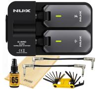 Tonebird NUX C-5RC Wireless Guitar System 5.8GHz Transmitter and Receiver Auto Match, Charging Case Bundle