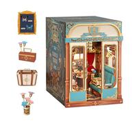 Tonecheer Motion Scene Book Nook Kit: Infinity Train Cabin European Travels 3D Puzzle, Wooden Booknooks for Adults, DIY Miniature House for Bookshelf & Library Decor