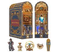 Tonecheer Spacetime Museum Book Nook Kit - 3D Wooden Puzzle with LED Lights