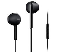 TONEMAC Hi-Res Bass Earbuds T5M In-Ear Headphones Wired Earbuds with Microphone for Smart Cellphone,PC,Tablet, Lightweight Earphones with Volume Control 3.5mm Jack Headphones