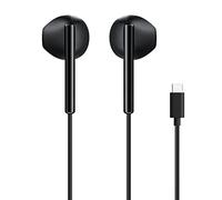 TONEMAC USB-C Wired Earbuds Headphones with Microphone, HD Clear Calls Best for Zoom/Remote Meeting/Online Course, Built-in 14mm Drivers, Volume Control, Type-C in Ear Earphones for Smartphone/Tablet