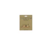 TonePros NVR2 G Tune-O-Matic Bridge (Standard Nashville Posts) - Gold
