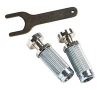 TonePros Steel Vintage Locking Studs with U.S. Thread Chrome