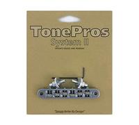 TonePros TP6R C - Standard Tune-O-Matic Bridge with Roller Saddles (Small Posts) - Chrome