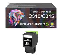Toner Cartridge 006R04356 006R04357 006R04358 006R04359 Works for Xerox C310 C315 C310DNI C310DNIM C315DNI Series Monochrome Laser Printer (Black)