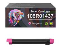 Toner Cartridge 106R01436 106R01437 106R01438 106R01439 Works for Xerox Phaser 7500 7500DN Series Monochrome Laser Printer, Yields Up to 19,800 Pages (Magenta)