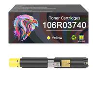 Toner Cartridge 106R03737 106R03738 106R03739 106R03740 Works for Xerox DocuWide 2055 3030 2050 3035 6050 6035 6055 6204 6279 Series Monochrome Laser Printer, Reliability Longevity (Yellow)