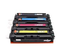 Toner Cartridge， 1set CF400A CF400 CF401A 402A 403A 201A Toner Cartridge,Compatible For HP Color LaserJet Pro M252dn M252n M277dw M277n M274n,for Replacement