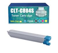 Toner Cartridge CLT-C804S CLT-K804S CLT-M804S CLT-Y804S Works for Samsung X3220NR X3280NR Series Monochrome Laser Printer, Yields Up to 20,000 Pages，Reliability Longevity (Cyan)