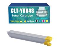 Toner Cartridge CLT-C804S CLT-K804S CLT-M804S CLT-Y804S Works for Samsung X3220NR X3280NR Series Monochrome Laser Printer, Yields Up to 20,000 Pages，Reliability Longevity (Yellow)