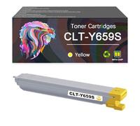 Toner Cartridge CLT-K659S CLT-C659S CLT-M659S CLT-Y659S Works for Samsung MultiXpress CLX-8640ND CLX-8650ND Series Monochrome Laser Printer, Yields Up to 20,000 Pages (Yellow)