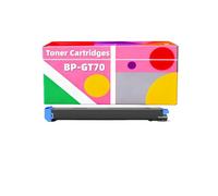 Toner Cartridge Compatible BP-GT70 BP-GT70-BA BP-GT70-CA BP-GT70-MA BP-GT70-YA for Sharp BP-50C26 BP-50C31 BP-50C36 BP-50C45 BP-50C55 BP-50C65 BP-70C31 Printer(Cyan)