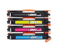 Toner Cartridge Compatible With CF350A 350A CF351A CF352A CF353A 130A Fit For HP Color Jet Pro MFP M176n M176 M177fw M177 Printer(1Set)