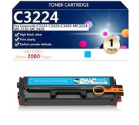Toner Cartridge Compatible with Chip for Lexmark C3224 C3326 C3426 MC3224 MC3326 MC3426 Printers, 2 Especificaciones Disponibles,Cyan-NO Chip