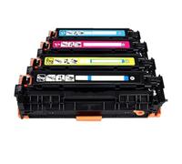 Toner Cartridge, Compatible with HP, 312A CF380A CF381A | CF382A, CF383A, M476dn, M476dw, M476nw, Cartridge Chip(Cyan 2300 page)